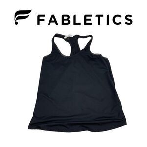 Fabletics Black Yoga Top. Sz L